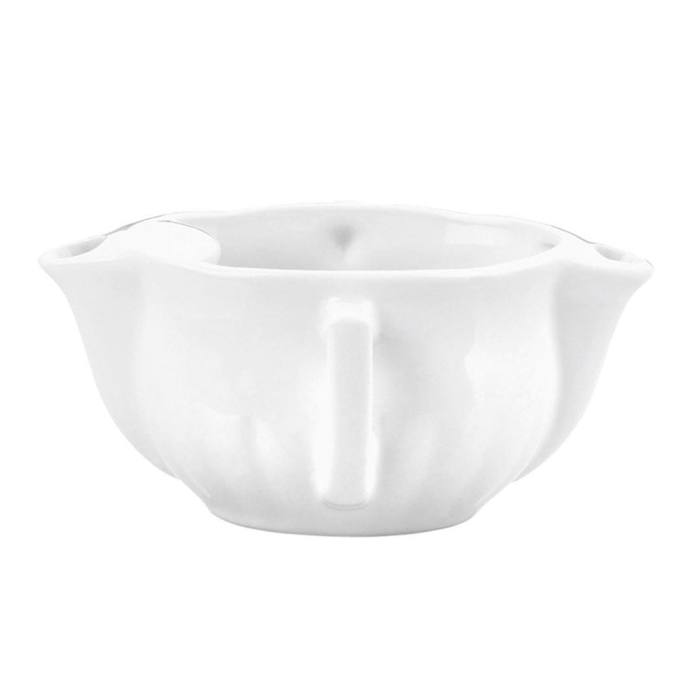 Pillivuyt French Porcelain White Sauceboat Gravy Boat Separator